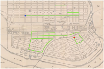 Muster Route for Firemen